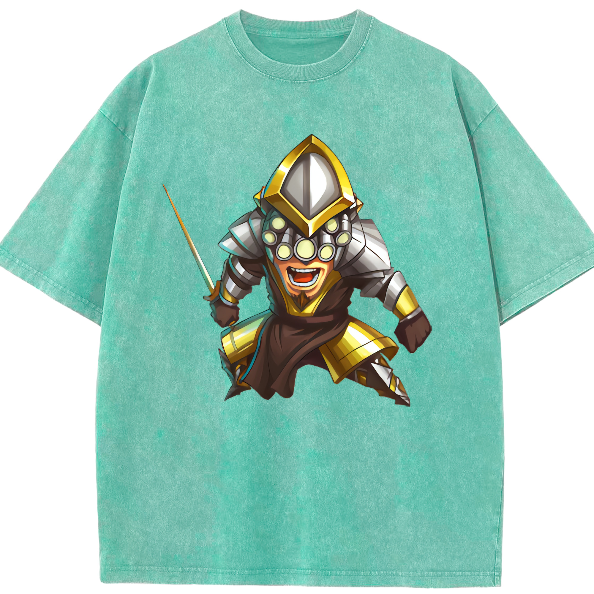 （画像用） リーグ・オブ・レジェンド League of Legends LOL 綿100% ヴィンテージ風 半袖Tシャツ（フロントプリント）